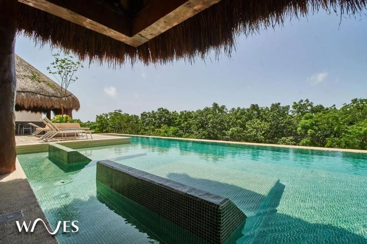 2 Rec. | Roof C/Infinity Pool + Jacuzzi | Amplio Apartment Tulum Mexico